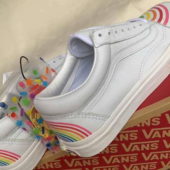 VANS OLD SKOOL FLOUR SHOP RAINBOW/TRUE WHITE MEN’s - Picture 14 of 15